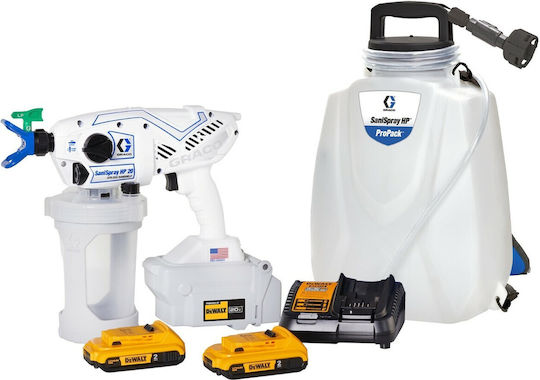 Graco SaniSpray HP 20 ProPack Airless Ψεκαστήρας Προπιέσεως Ηλεκτρικός με Χωρητικότητα 11.35lt