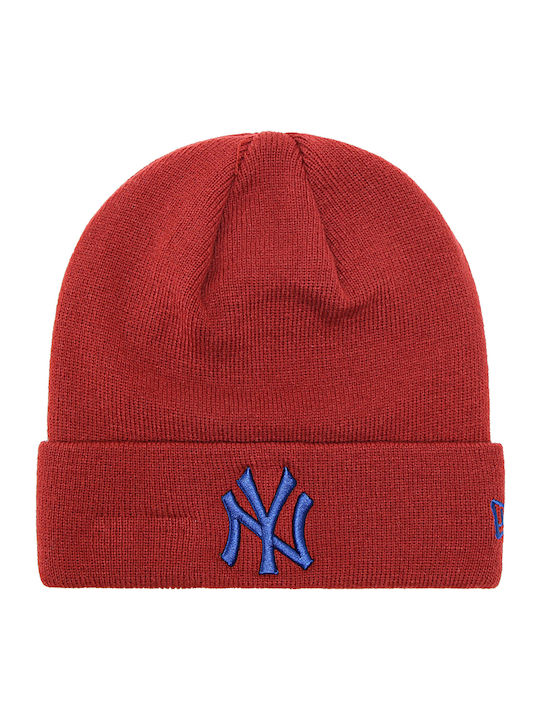 League Essentials Beanie Ανδρικός Σκούφος Πλεκτός σε Κόκκινο χρώμα