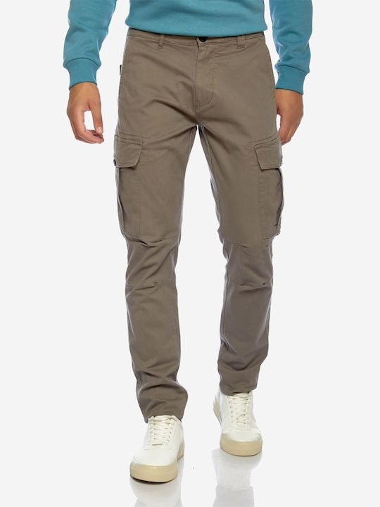 Camaro Trousers Cargo Elastic in Regular Fit Gray