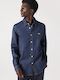 Lacoste Men's Shirt Long Sleeve Denim dark blue