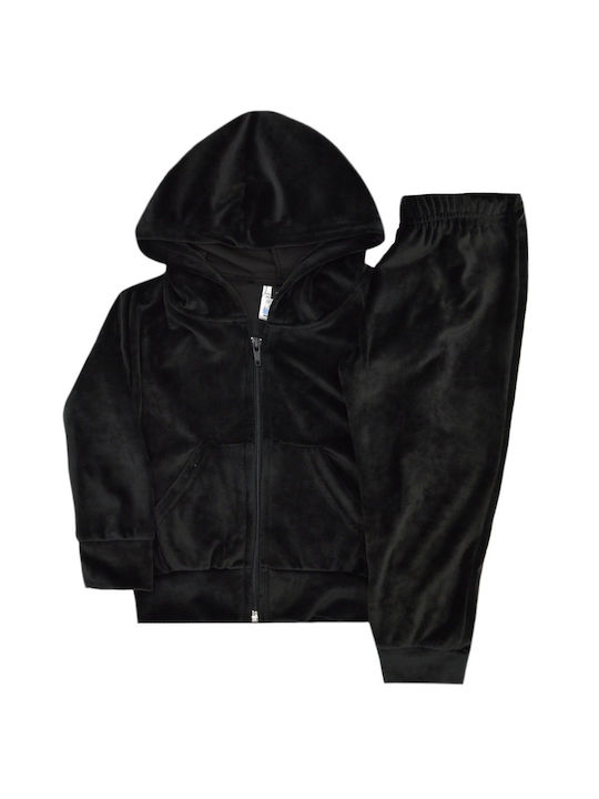 CHILDREN'S FORM VELOUR BLACK