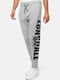 Portessie Sweatpants with Elastic Marl Grey/Black
