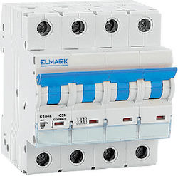 Elmark 4-Poles Automatic Circuit Breaker 25A 41408C