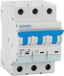 Elmark 3-Poles Automatic Circuit Breaker 63A 41313C