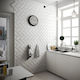 Tile Metro White 10x20 cm