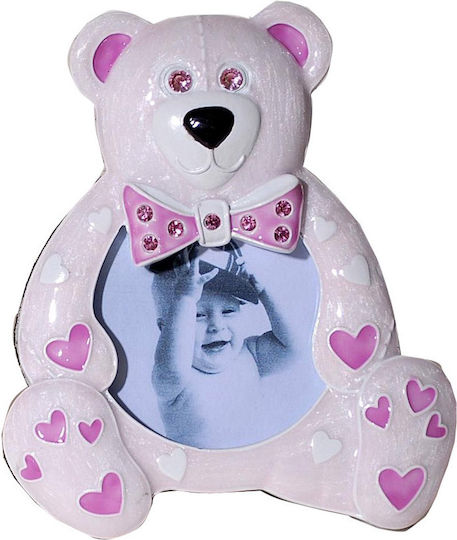 Royal Art Collection Bärchen Kinder Fotorahmen Kunststoff Rosa
