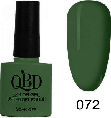 QBD Halb-permanenter Nagellack Green 072 10ml 1Stück