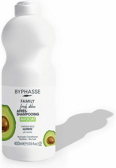 Byphasse Family Fresh Delice Avocado Conditioner Αναδόμησης/Θρέψης για Ξηρά Μαλλιά 400ml