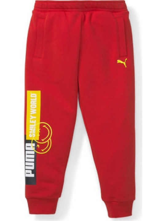 PUMA Παντελόνι Φόρμας Κόκκινο