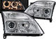 Depo Front Lights Angel Eyes for Opel Vectra C 2002-2005 2pcs