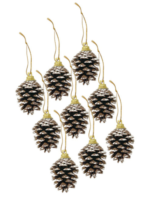 AGC Christmas Hanging Pine With Gold Dust With Beads