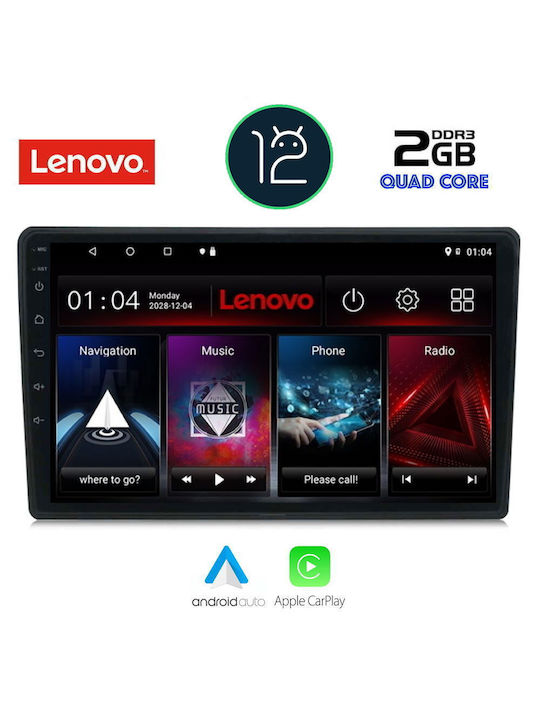 Lenovo Car-Audiosystem für Citroen C3 / DS3 Audi A7 2016+ (Bluetooth/USB/AUX/WiFi/GPS/Apple-Carplay) mit Touchscreen 9"