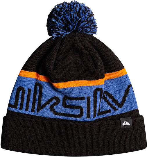 Summit Pom Pom Beanie Ανδρικός Σκούφος Πλεκτός σε Μαύρο χρώμα