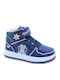 Minnie Mouse Kids Sneakers High with Scratch Navy Blue
