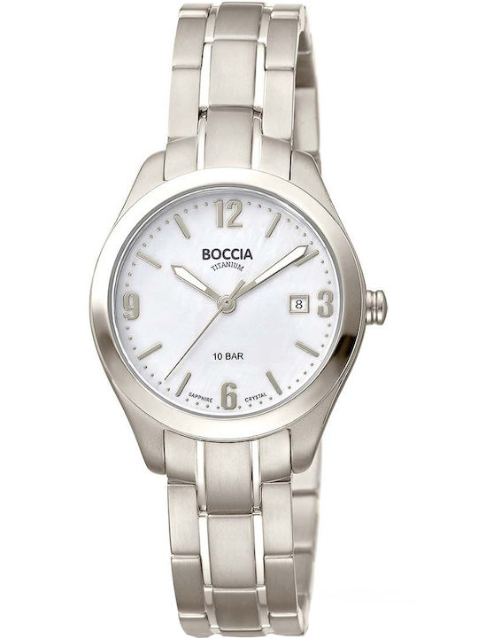 Boccia Women's Watch with Silver Metal Bracelet