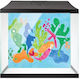 Aquael Leddy Mini Creative Set Acvariu Cu Memorie Internă 19lt 35x18x30cm Negru