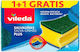 Vileda Antibacterial Set Küchenschwämme Allgemeine Verwendung Gelb 2Stück