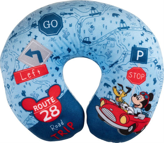 Colzani Mickey Μαξιλαράκι Ταξιδίου Μαξιλαράκι Πολυεστερικό Παιδικό Μπλε