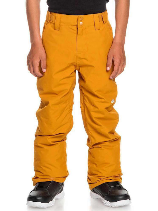 Quiksilver Estate EQBTP03033-CNR0 Παιδικό Παντελόνι Σκι & Snowboard Κίτρινο