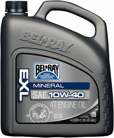 Bel-Ray EXL 10W-40 Λάδι Μοτοσυκλέτας για Τετράχρονους Κινητήρες 4lt