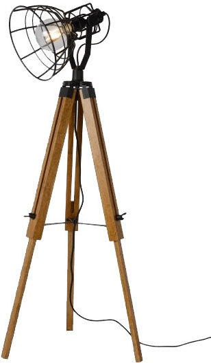 Elmark Ethel Floor Lamp H105xW22.5cm. with Socket for Bulb E27 Black