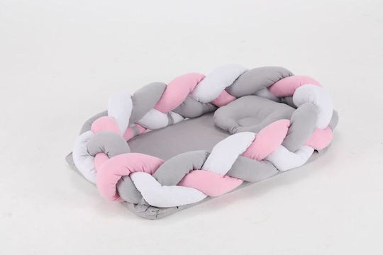 Just Baby Детска Възглавница Гнездо Розова 38x75см