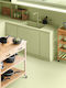 5Five Linha Wooden Kitchen Trolley 5 Tiers Beige 38x37x90cm