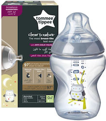 Tommee Tippee Plastikflasche Closer to Nature mit Silikonsauger für 0+, 0+ m, Monate 260ml 1Stück