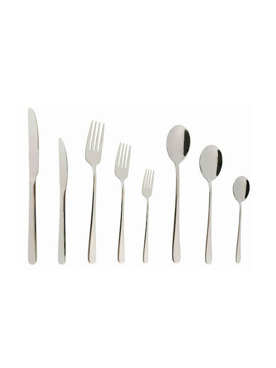 Dinox Faro Cutlery Set Silver 30pcs with Suitcase