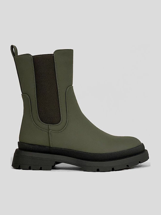 Adam's Shoes Women's Chelsea Boots Green