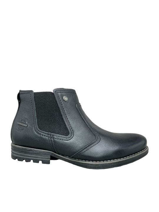 Pegada Leder Schwarz Chelsea Stiefeletten Anato...