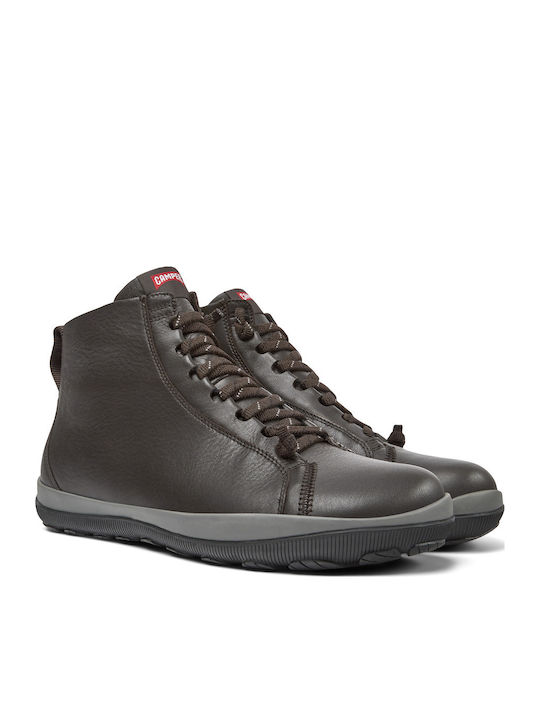 Camper Peu Pista GM Leather Brown Men's Boots A...