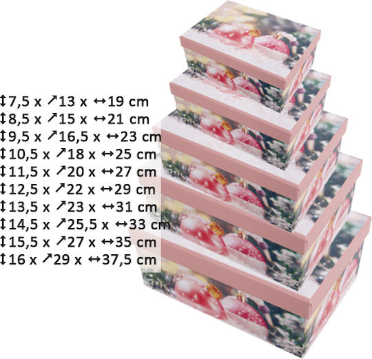 AGC Christmas Figure Box Pink 10pcs