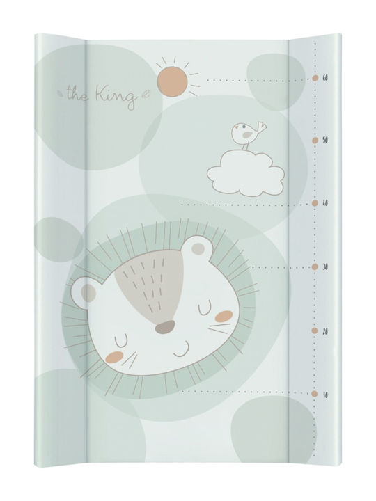 Kikka Boo Σκληρή Αλλαξιέρα Jungle King από Πλαστικό Mint 50x80cm