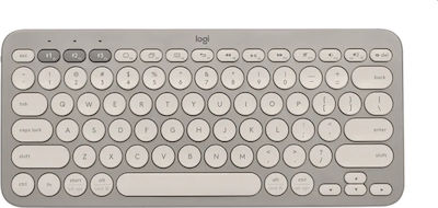 Logitech K380 Fără fir Bluetooth Doar tastatura Engleză US Sand