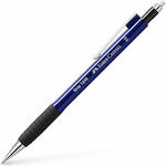 Faber-Castell Creion mecanic Metalic 0.7mm cu Radiera Blue/Black 134755