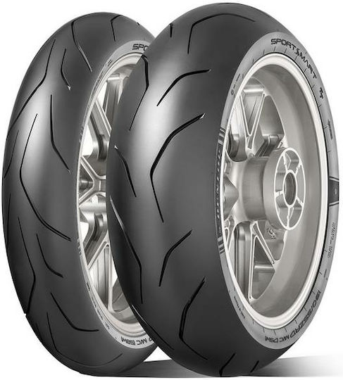 Dunlop Sportsmart 190/55ZR17 75W Fără Cameră De Aer Sport Anvelopă Pentru Motociclete Partea Din Spate