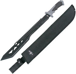 Amont Machete Black with Blade made of Stainless Steel in Sheath