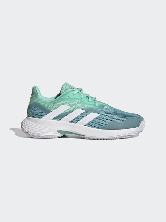 Adidas Courtjam Control Men's Tennis Shoes for All Courts Easy Green / Cloud White / Mint Ton