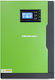 Qoltec Hybrid Off-Grid Modified Sine Wave Power Inverter 5500W with Input Voltage 48V 53887