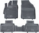Rezaw Plast Set of Front and Rear Mats 3pcs Tray Type for Toyota Aygo 2022+ Black