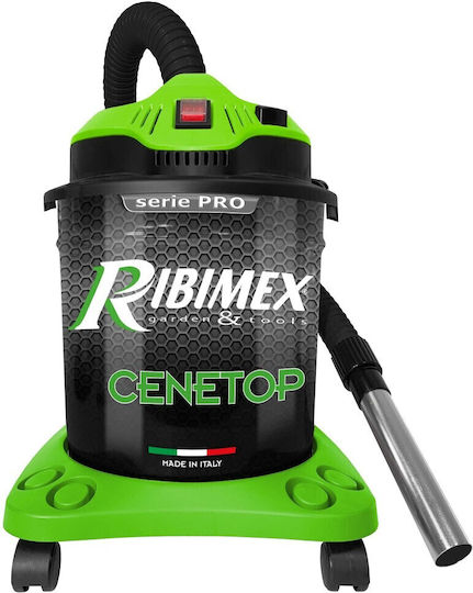 Ribimex Cenetop Aschesauger 1200W mit Behälter 18Es