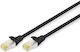 Digitus S/FTP Cat.6a (Gigabit) Network Cable Ethernet 0.5m Black