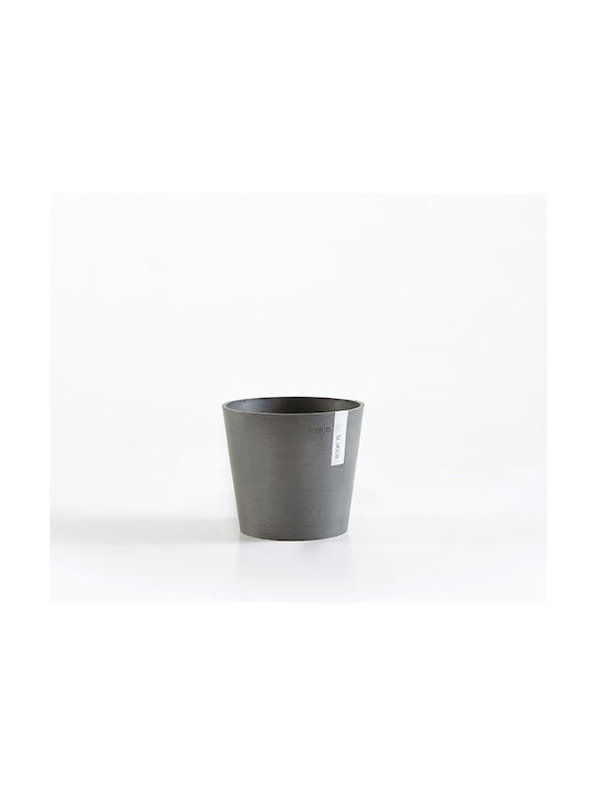 Ecopots Amsterdam Mini Γλάστρα Πλαστική Ανθρακί...