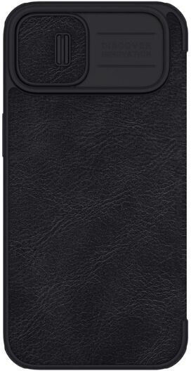 Nillkin Qin Pro Book Synthetic Leather 2mm Black (iPhone 14)