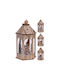 Koopman Christmas Wooden Lantern Battery Operated 29x16cm Various Designs