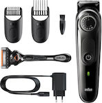 Braun Beard Trimmer 3 Rechargeable Hair Clipper Set Black BT3342