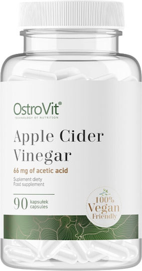 OstroVit OstroVit Apfelessig 600mg Nahrungsergänzungsmittel für Gewichtsverlust 90 Kapseln