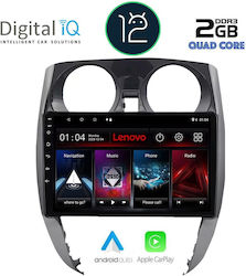 Lenovo Ηχοσύστημα Αυτοκινήτου για Nissan Note 2012+ (Bluetooth/USB/WiFi/GPS) με Οθόνη Αφής 9"