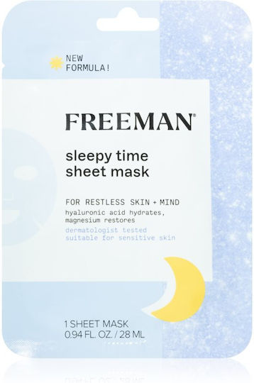 Freeman Sleepy Time Sheet Μάσκα Προσώπου για Ενυδάτωση / Επανόρθωση 28ml